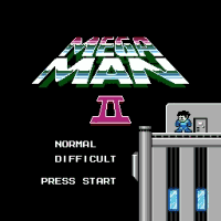 Mega Man 2 NEO Title Screen